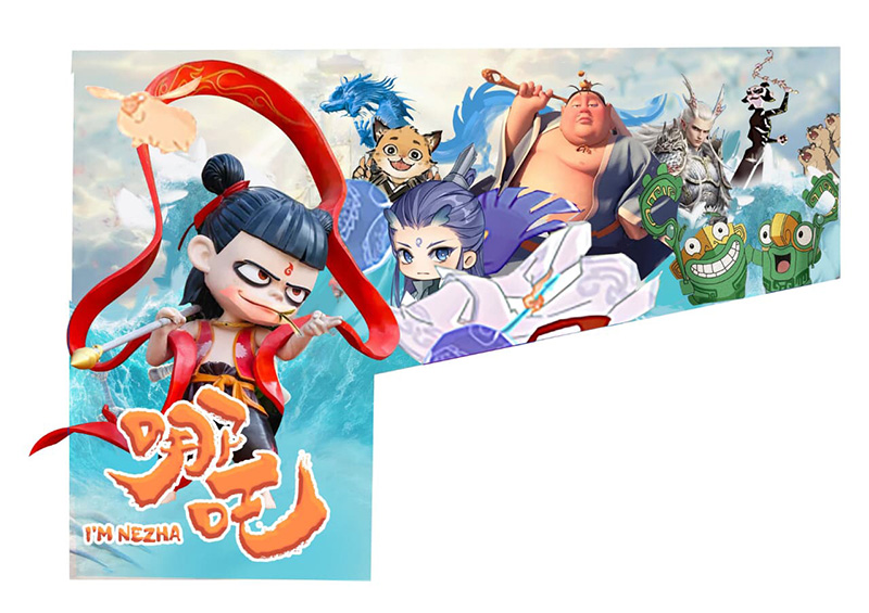 哪吒2海報墻繪素材匯總